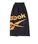 リーボック（REEBOK）スイムタオル 水泳 マイクロファイバー 巻きタオル 黒 80cm丈 126402-BK ラップタオル