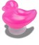 クロックス（crocs）ジビッツチャーム スクウィッシュ フィルド ピンク ダッキー 10015423