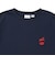 ワンポイント アップル Tシャツ 19822425NVY