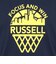 ラッセル（RUSSELL）バスケットボールウェア HOOP 半袖Tシャツ RBB26S0003 NVY