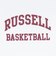 ラッセル（RUSSELL）バスケットボールウェア FRONT 半袖Tシャツ RBB26S0006 WHxRE