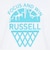 ラッセル（RUSSELL）バスケットボールウェア HOOP 半袖Tシャツ RBB26S0003 WHT