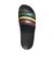 アディダス（adidas）スポーツサンダル アディレッタ アクア サンダル ブラック グリーン DBF11-HQ2449 シャワーサンダル カジュアル シューズ