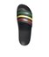 アディダス（adidas）スポーツサンダル アディレッタ アクア サンダル ブラック グリーン DBF11-HQ2449 シャワーサンダル カジュアル シューズ