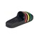 アディダス（adidas）スポーツサンダル アディレッタ アクア サンダル ブラック グリーン DBF11-HQ2449 シャワーサンダル カジュアル シューズ