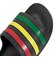 アディダス（adidas）スポーツサンダル アディレッタ アクア サンダル ブラック グリーン DBF11-HQ2449 シャワーサンダル カジュアル シューズ