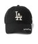 ニューエラ（NEW ERA）キャップ 9TWENTY MLB バイザーロゴ ダメージ ロサンゼルス・ドジャース ブラック 14745079