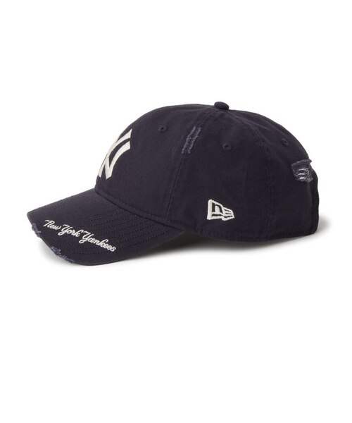 ニューエラ（NEW ERA）キャップ 9TWENTY MLB バイザーロゴ ダメージ