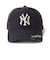 ニューエラ（NEW ERA）キャップ 9TWENTY MLB バイザーロゴ ダメージ ニューヨーク・ヤンキース ネイビー 14745044