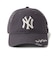 ニューエラ（NEW ERA）キャップ 9TWENTY MLB バイザーロゴ ダメージ ニューヨーク・ヤンキース グラファイト 14745045