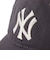 ニューエラ（NEW ERA）キャップ 9TWENTY MLB バイザーロゴ ダメージ ニューヨーク・ヤンキース グラファイト 14745045