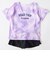 ニッキー キッズ（NIKKI KIDS）ジュニア タイダイ柄Tシャツ付き 水着 3点セット 125755 -PPL