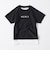 ニッキー キッズ（NIKKI KIDS）ジュニア インナー付き半袖ラッシュ水着 上下セット 125754 -BK