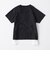ニッキー キッズ（NIKKI KIDS）ジュニア インナー付き半袖ラッシュ水着 上下セット 125754 -BK