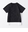 ニッキー キッズ（NIKKI KIDS）ジュニア インナー付き半袖ラッシュ水着 上下セット 125754 -BK