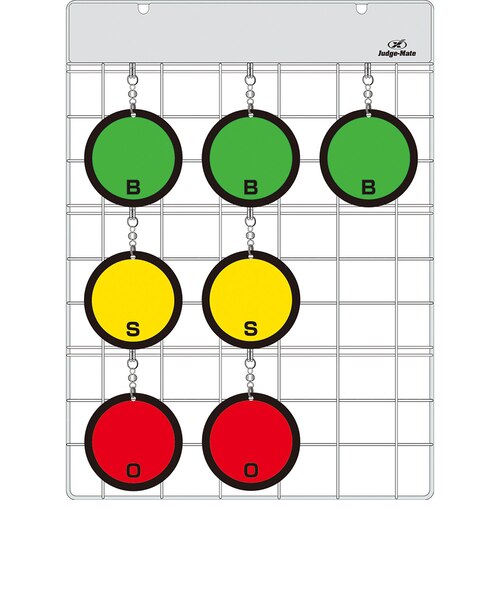 ユニックス（UNIX）野球 カウントボード BSOカウンター 軽量