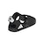 アディダス（adidas）ジュニアストラップサンダル キッズ アディレッタ サンダル 2 ブラック ホワイト OOS63-HQ0114