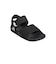 アディダス（adidas）ジュニアストラップサンダル キッズ アディレッタ サンダル 2 ブラック ホワイト OOS63-HQ0114