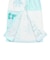 フィラ（FILA）タオル 水泳 F 花柄 綿ガーゼ 巻きタオル 水色 97cm丈 326813-MNT ラップタオル