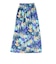オーシャンパシフィック（Ocean Pacific）スイムタオル 水泳 花柄 巻きタオル 紺 96cm丈 526957NV ラップタオル UVカット