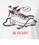チャムス（CHUMS）ランニングシューズTシャツ CH11-2778-W001