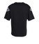 バスケットボールウェア NEW ストレッチ グラフィック クルーネック 半袖 Tシャツ ブラック IQ0708-010