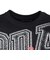 バスケットボールウェア NEW ストレッチ グラフィック クルーネック 半袖 Tシャツ ブラック IQ0708-010