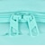 プーマ（PUMA）ポーチ フェイズ ミニ バックパック 水色 2L 05436508 マルチポーチ パックパックチャーム カラビナ付き