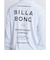 ビラボン（BILLABONG）ジップフードラッシュガード 長袖 RASH ZIP 26SP BG011855 WHT