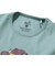 ゴースローキャラバン（GOSLOWCARAVAN）ジュニア USA COTTON バンジョー猫 半袖Tシャツ 361923 GRN