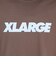 エクストララージ（XLARGE）STANDARD ロゴ 半袖Tシャツ 101262011037-BROWN