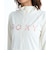ロキシー（ROXY）長袖 HORIZON STAND ボタニカルロゴ ジップラッシュガード 26SPRLY261034OWT