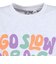 ゴースローキャラバン（GOSLOWCARAVAN）シリコンバイオ ヒッピーロゴ ゆったり 半袖Tシャツ 366107 GRY