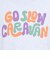 ゴースローキャラバン（GOSLOWCARAVAN）シリコンバイオ ヒッピーロゴ ゆったり 半袖Tシャツ 366107 GRY