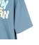 ゴースローキャラバン（GOSLOWCARAVAN）シリコンバイオ ヒッピーロゴ ゆったり 半袖Tシャツ 366107 BLU