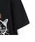 ゴースローキャラバン（GOSLOWCARAVAN）RAY綿 猫と麦酒 半袖Tシャツ 猫生乾杯 362616 BLK