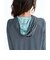 ロキシー（ROXY）ラッシュガード 長袖 HORIZON HOODIE ボタニカルロゴ ジップラッシュフーディ 26SPRLY261033BBK