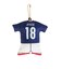 日本サッカー協会（JFA）ユニフォーム型クッションキーホルダー SAMURAI BLUE STADIUM LINE 上田 綺世 JO-539-18