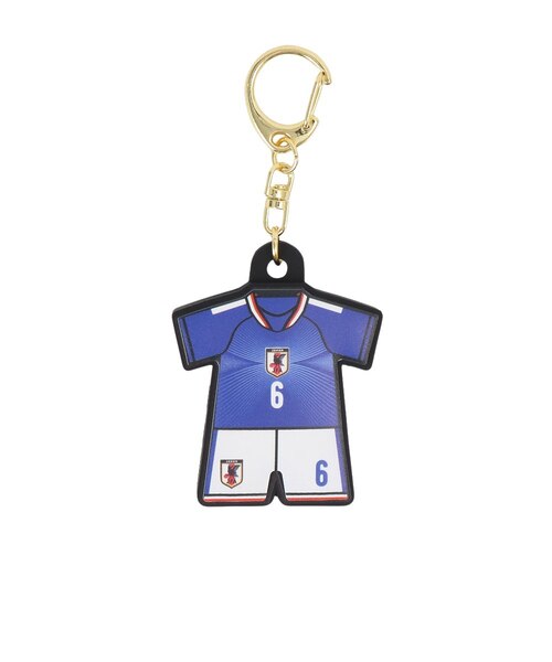 日本サッカー協会（JFA）ユニフォーム型ラバーキーホルダー 遠藤 航
