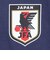 日本サッカー協会（JFA）キッズ 半袖 ベーシックTシャツ サムライブルー STADIUM LINE JO-660-KIDS
