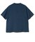ゴースローキャラバン（GOSLOWCARAVAN）半袖 ラーメンクマ Tシャツ 361917 NAV
