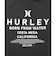 ハーレー（HURLEY）ラッシュガード アーチロゴ ジップアップ フーディ MSRG261060-BKWH