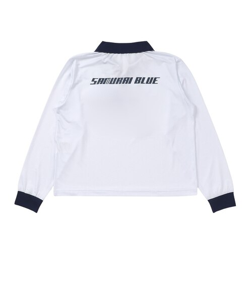  JFA ホワイトシャツ Mサイズ 日本サッカー協会（JFA）襟付きロングスリーブシャツ WHT JO-844-L