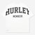 ハーレー（HURLEY）ラッシュガード PHANTOM バック アーチ オーバーサイズ 半袖Tシャツ MUSS251035-WHT