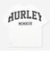 ハーレー（HURLEY）ラッシュガード PHANTOM バック アーチ オーバーサイズ 半袖Tシャツ MUSS251035-WHT