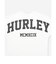 ハーレー（HURLEY）ラッシュガード PHANTOM バック アーチ オーバーサイズ 半袖Tシャツ MUSS251035-WHT