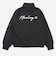 ハーレー（HURLEY）ラッシュガード PHANTOM クルーシブ ロゴ フルジップ ジャケット 長袖 WSRG261009-BLK