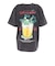 ゴースローキャラバン（GOSLOWCARAVAN）RAY綿 猫と麦酒 半袖Tシャツ 麦酒風呂 362617 BLK