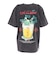 ゴースローキャラバン（GOSLOWCARAVAN）RAY綿 猫と麦酒 半袖Tシャツ 麦酒風呂 362617 BLK