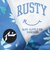 ラスティ（RUSTY）水着 キッズ 裾ドロストニコちゃんラッシュTシャツ付き 4点セット 966801BL